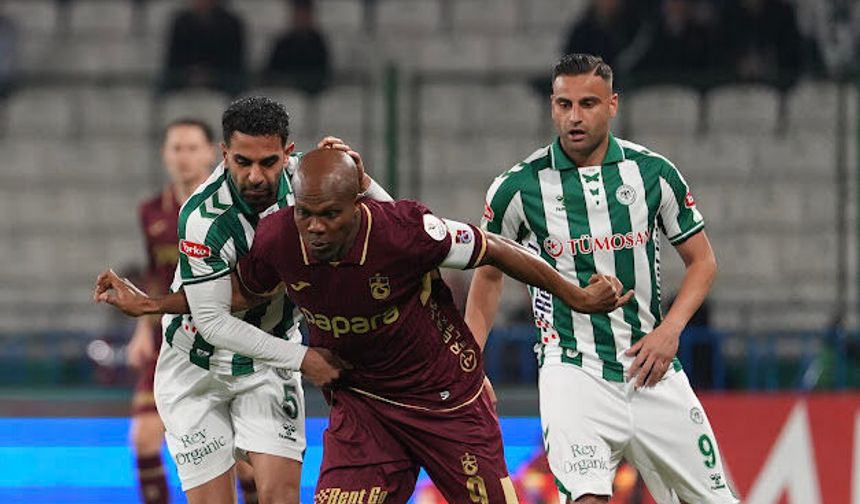 Trabzonspor Konya’da Hüsranla Dönüyor 2-1