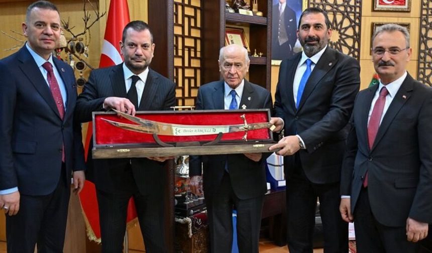 Başkan Ertuğrul Doğan’dan MHP Genel Başkanı Devlet Bahçeli’ye Ziyaret!