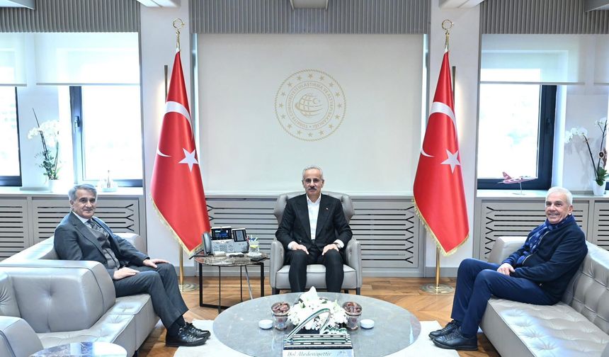 Şenol Güneş Bakan Uraloğlu’nu Ziyaret Etti