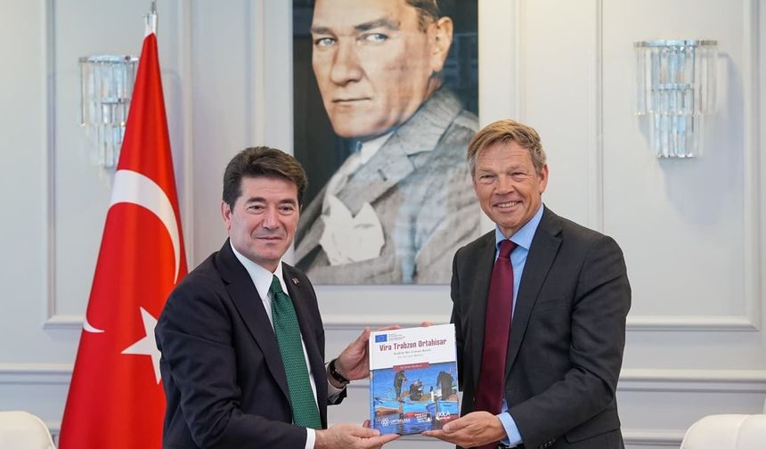 BAŞKAN KAYA, HOLLANDA ANKARA BÜYÜKELÇİSİ WİJNANDS’I AĞIRLADI