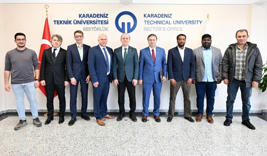 Chemnitz Teknik Üniversitesi Heyeti'nden KTÜ’ye Proje Ziyareti