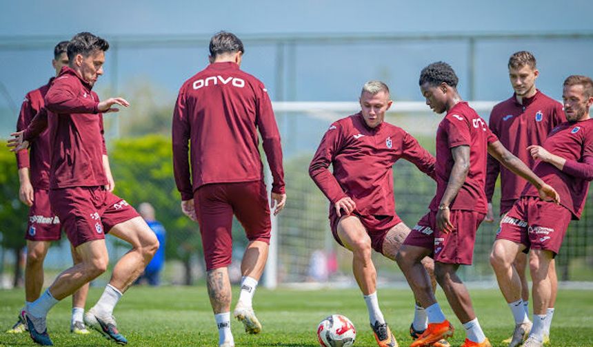 Trabzonspor Natura Dünyası Gençlerbirliği maçı hazırlıklarını tamamladı