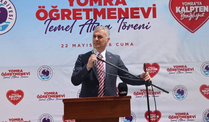 Yomra Öğretmenevi’nin Temeli Törenle Atıldı