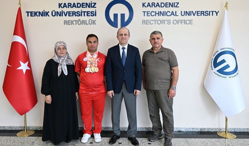 Dünyanın Konuştuğu Şampiyon, KTÜ’yü Ziyaret Etti