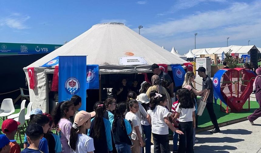 SIFIR ATIK FESTİVALİ’NDE TRABZON BÜYÜKŞEHİR BELEDİYESİ DE YERİNİ ALDI
