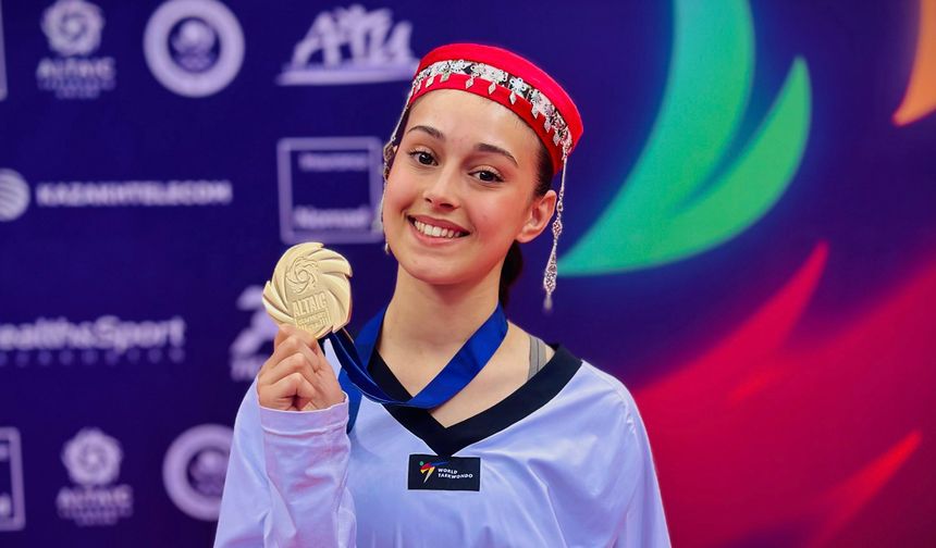 BÜYÜKŞEHİR SPORCUSU AYBİKE GURURLANDIRDI