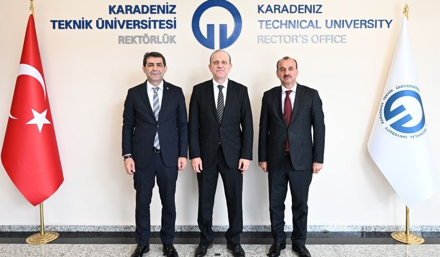 Milli Eğitim Akademisi Başkanı, KTÜ Rektörü’nü Ziyaret Etti