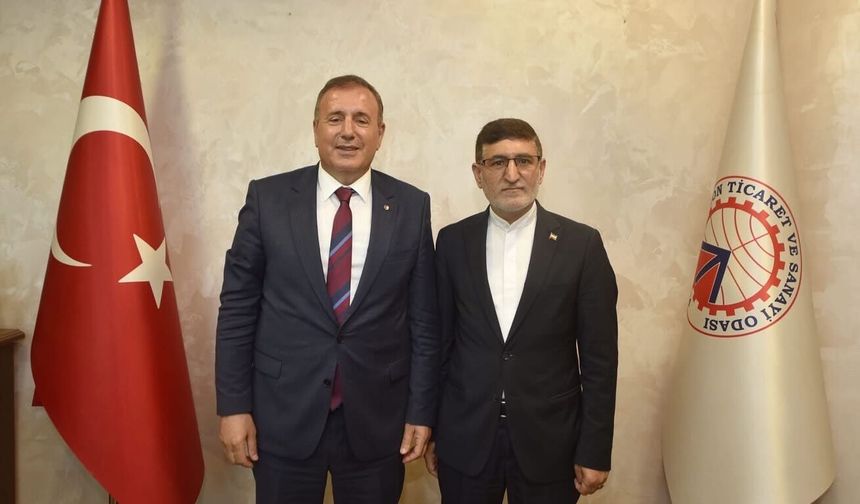 İran Başkonsolosu Mohebbati’den TTSO’ya ziyaret