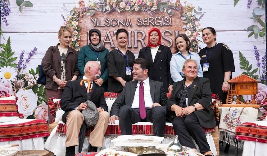 ORTAHİSAR’DA YIL BOYU VERİLEN EMEKLER, SERGİYE DÖNÜŞTÜ