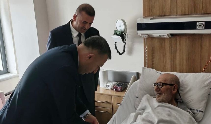 VALİ ŞAHİN’DEN MHP İL BAŞKANI SİVRİKAYA’NIN BABASINA ZİYARET