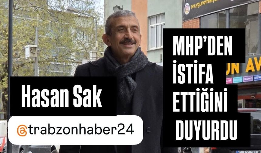 Çarşıbaşı Milliyetçi Hareket Partisi'nde İstifa