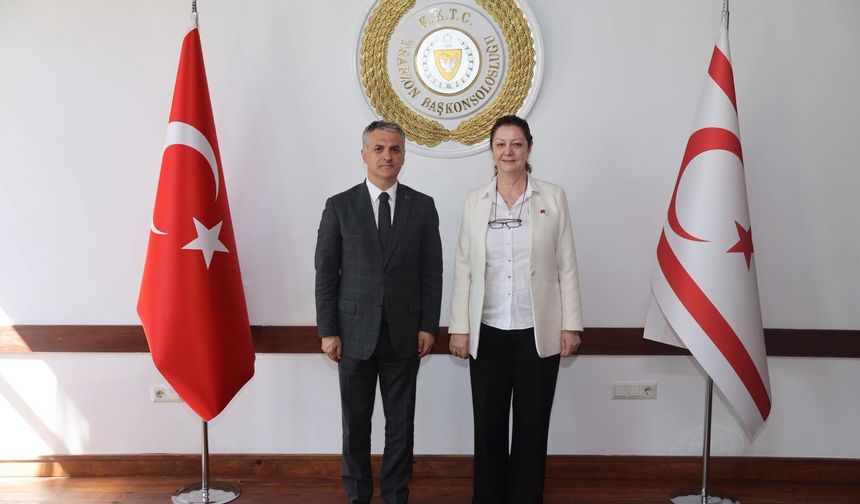 Başkan Bıyık,KKTC Trabzon Başkonsolosu Fatma Demirel’i Ziyaret etti