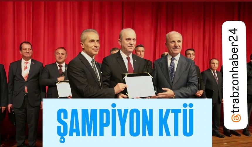 KTÜ, "Spor Dostu Kampüs" Programı'nda, 31 Üniversite Arasında Birinci Oldu
