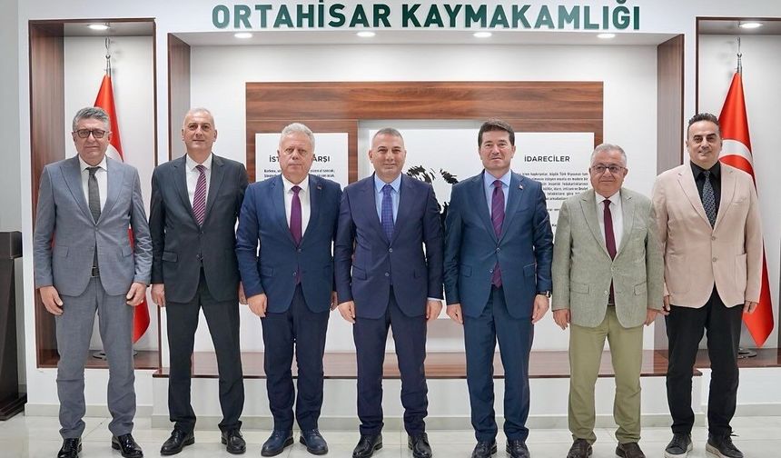 BAŞKAN KAYA, KAYMAKAM KOTAN’A 'HAYIRLI OLSUN' ZİYARETİNDE BULUNDU