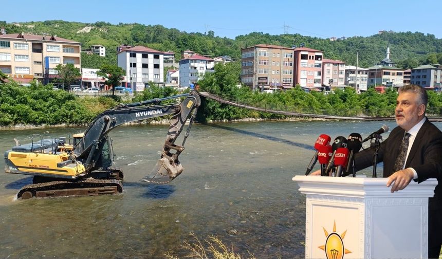 AK PARTİ TRABZON MİLLETVEKİLİ YILMAZ BÜYÜKAYDIN AÇIKLADI: “BİZ İCRAAT YAPIYORUZ”