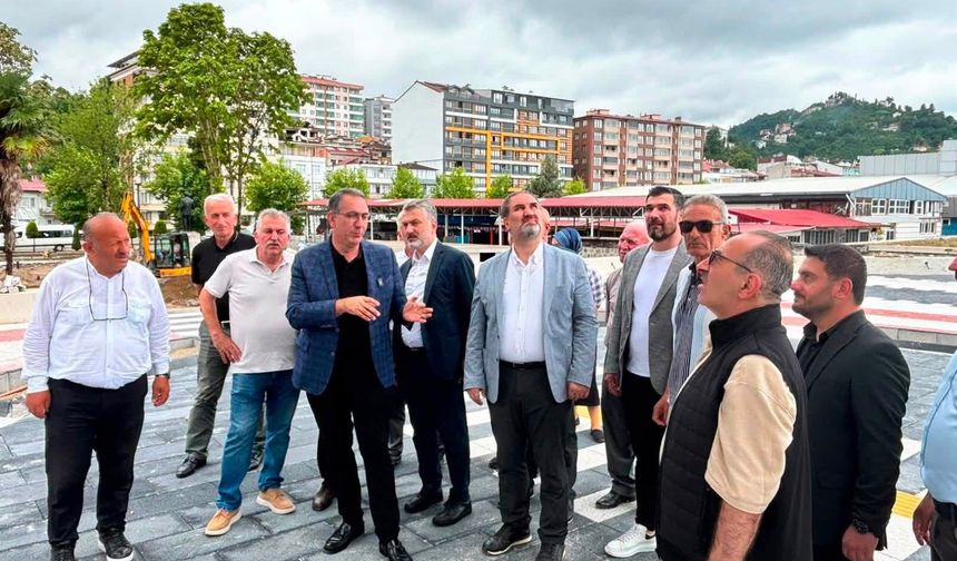 SÜRMENE’DE YATIRIMLAR YERİNDE İNCELENDİ