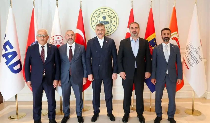 İçişleri Bakanı Çiftçi’yi Ziyaret Ettiler
