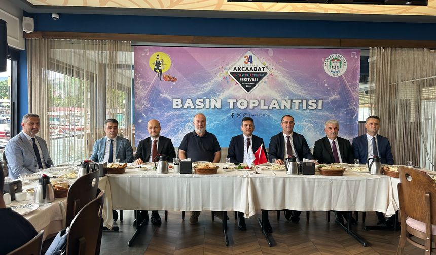 Akçaabat Festivali tanıtıldı! Gözler 34. Uluslararası festivalde