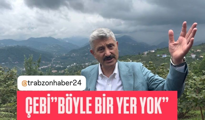 Başkan Çebi, Trabzonspor’a önerdiği araziyi basına gezdirdi: “Trabzonspor’a Feda Olsun”