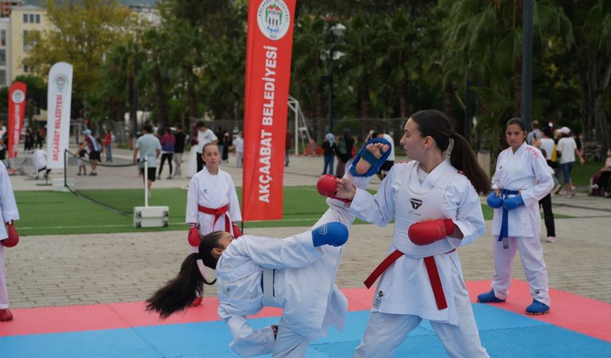 AKÇAABAT’TA SPOR ŞÖLENİ ÇOCUKLARI BULUŞTURDU