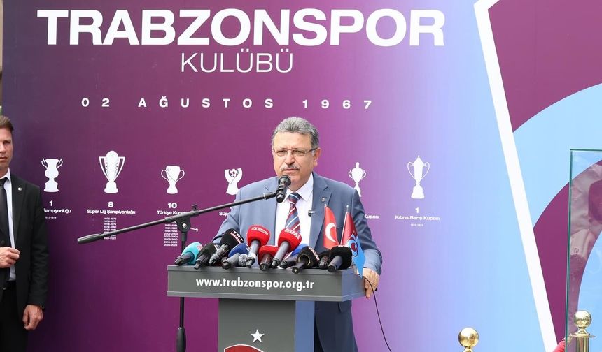 BAŞKAN GENÇ: “TRABZONSPOR BU ŞEHRİN MÜCADELE RUHUDUR”