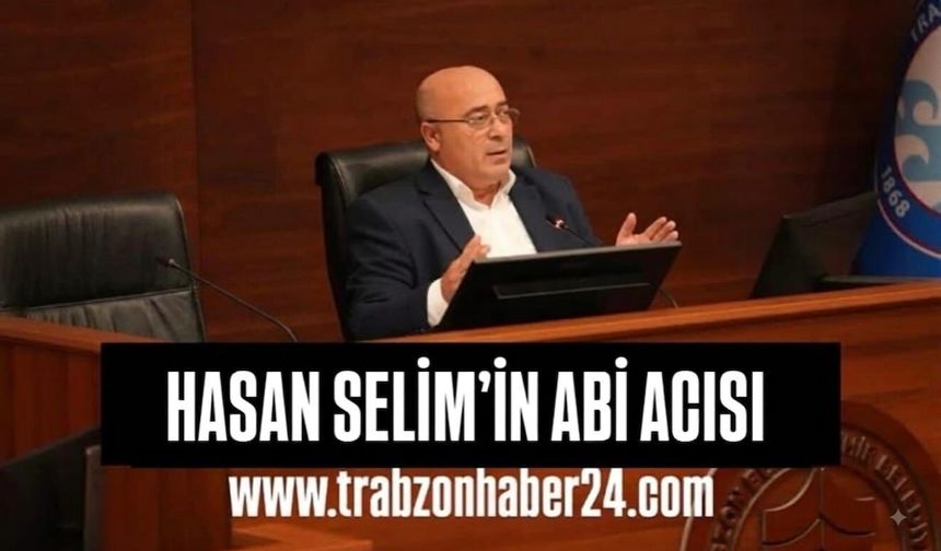 Trabzon Büyükşehir Belediyesi Genel Sekreter Yardımcısı Hasan Selim’in Abi Acısı