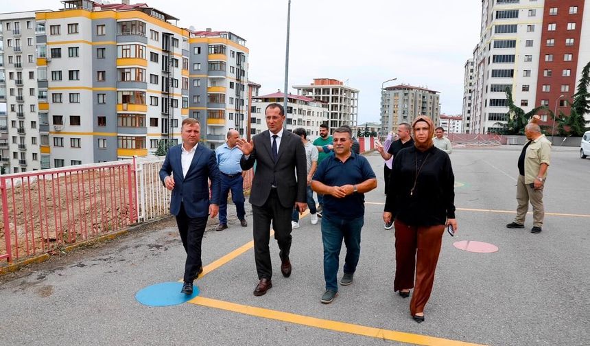 BAŞKAN EKİM YERİNDE İNCELİYOR, YAKINDAN TAKİP EDİYOR