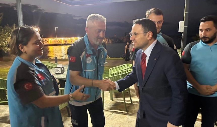 Adalet Bakanı Akın Gürlek UMKE Ekiplerine Teşekkür Etti
