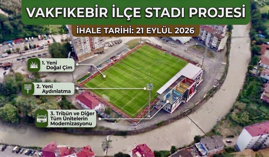 VAKFIKEBİR STADI YENİLENİYOR