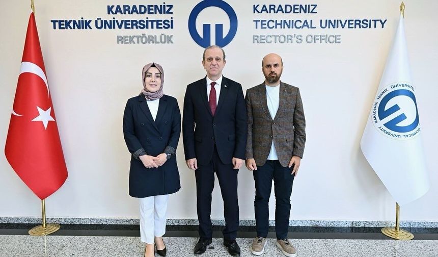 27’nci Dönem Trabzon Milletvekili Bahar Ayvazoğlu’ndan Rektör Prof. Dr. Çuvalcı’ya Ziyaret
