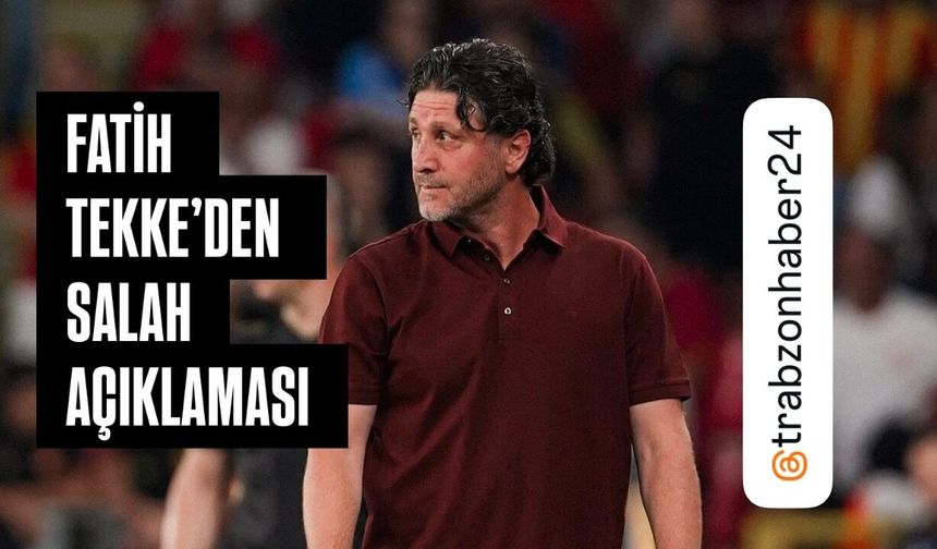 Tekke’den İzmir’de Salah açıklaması!