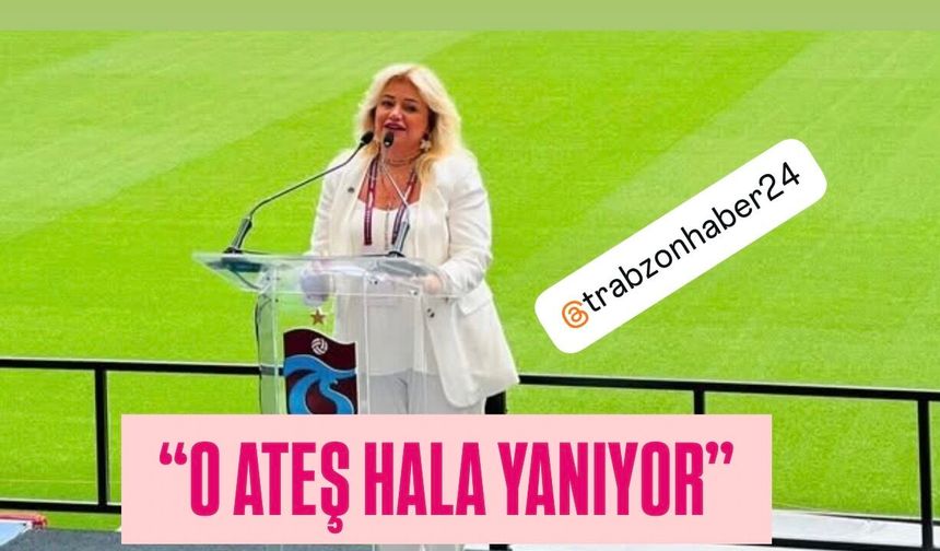 59 YIL ÖNCE BABASININ YAKTIĞI TRABZONSPOR MEŞALESİNİ KIZI TAŞIYOR