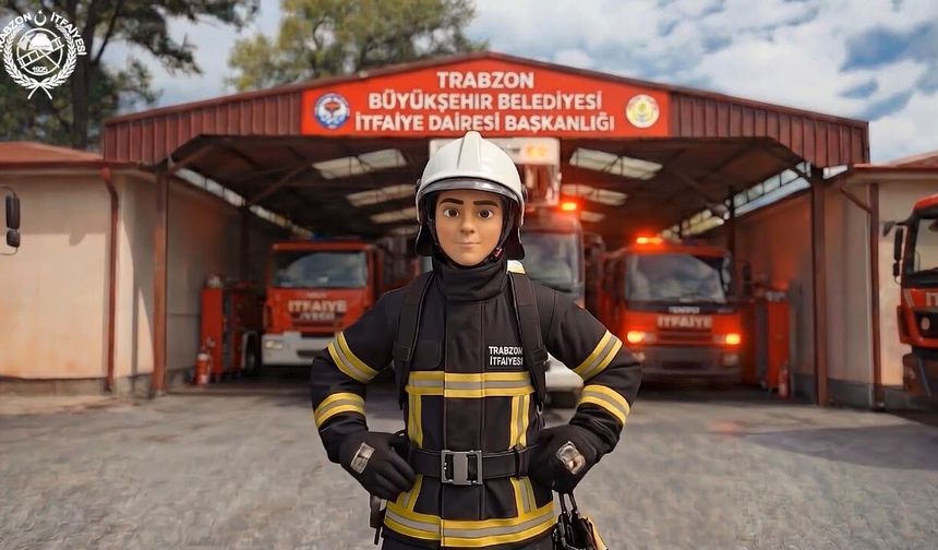 TRABZON İTFAİYESİ’NDEN ‘YANGINDA NE YAPILMALI’ ANİMASYONU