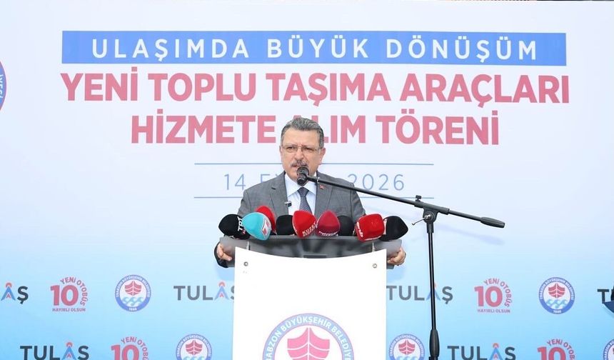 BÜYÜKŞEHİR FİLOSUNA 10 YENİ OTOBÜS