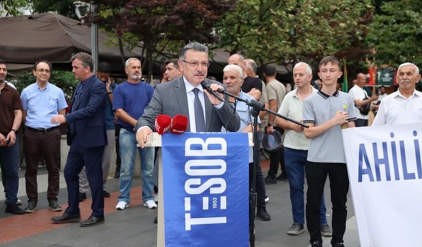 BAŞKAN GENÇ: AHİLİK ANLAYIŞININ EN GÜZEL ÖRNEĞİ TRABZON ESNAFI