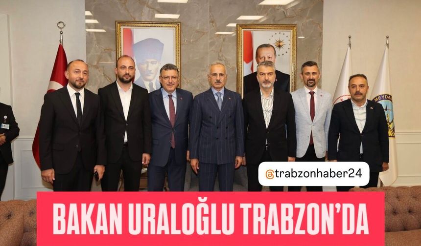 Bakan Uraloğlu Galatasaray Maçını İzlemek ve Bir Dizi Temas İçin Trabzon’a Geldi