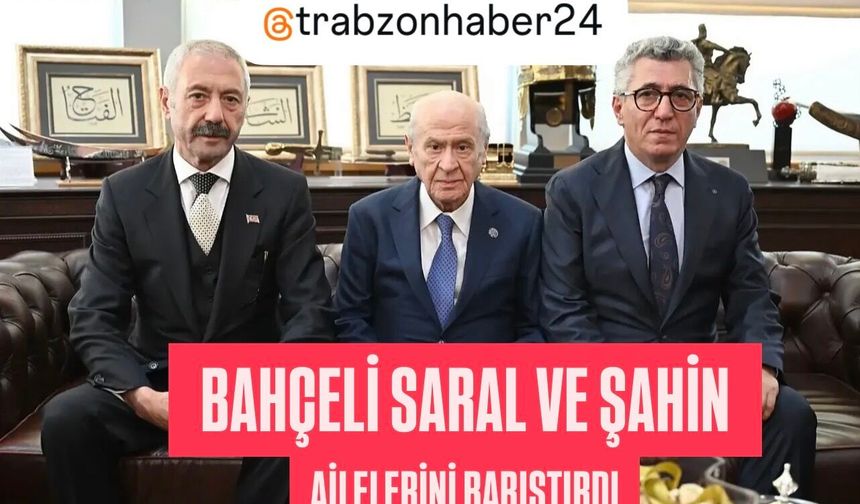 Sarallar' ve 'Şahinler'i Bahçeli buluşturdu: MHP'den 'tarihi kucaklaşma' paylaşımı