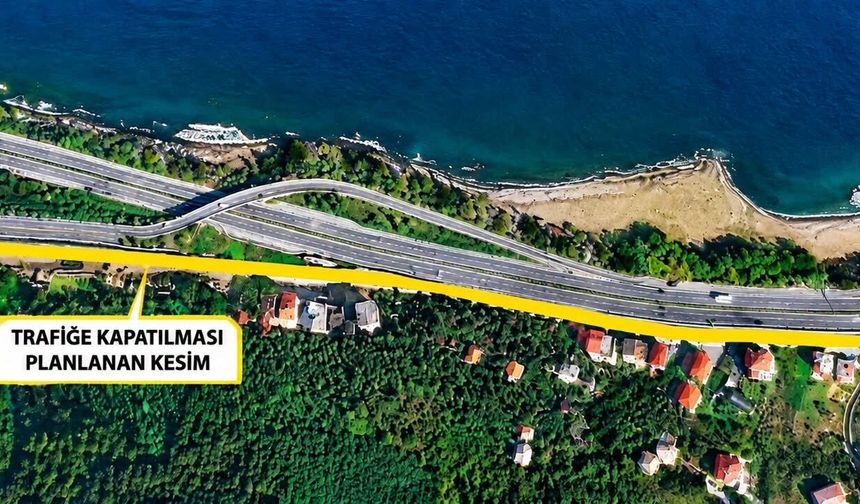 Sürmene’de Yol Çalışması: Yan Yol Çift Taraflı Trafik Kapatılacak