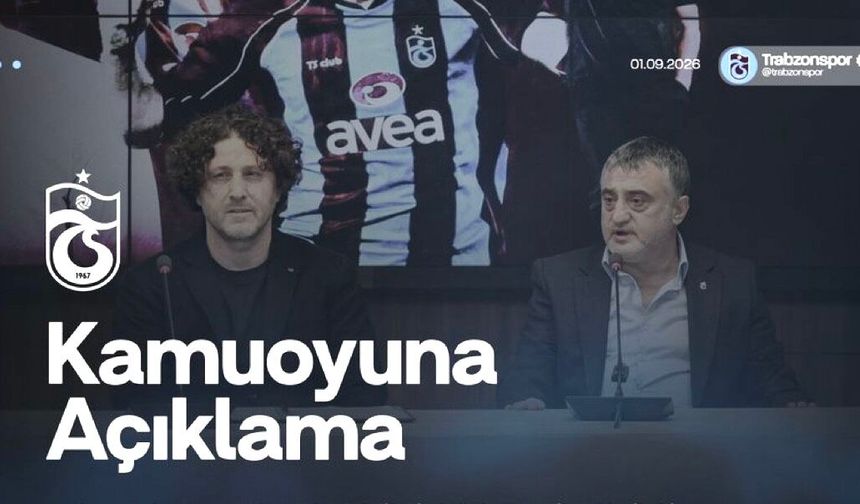 Trabzonspor’dan Fatih Tekke Açıklaması