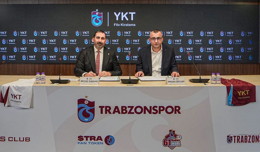 Trabzonspor, Araç Sponsoru YKT Filo ile Sözleşme İmzaladı