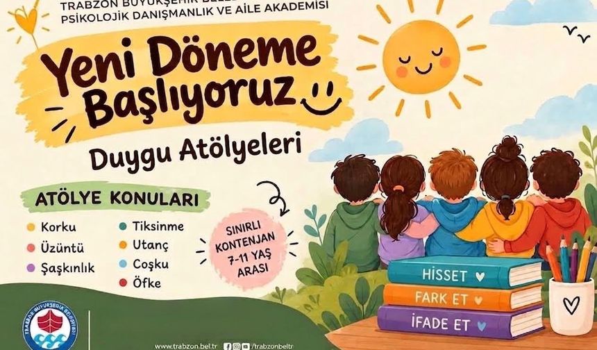 BÜYÜKŞEHİR’İN DUYGU ATÖLYELERİ’NDE YENİ DÖNEM BAŞLIYOR