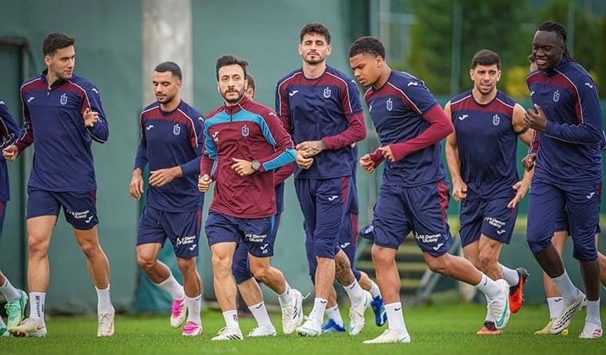 Trabzonspor Hearts maçı hazırlıklarına başladı
