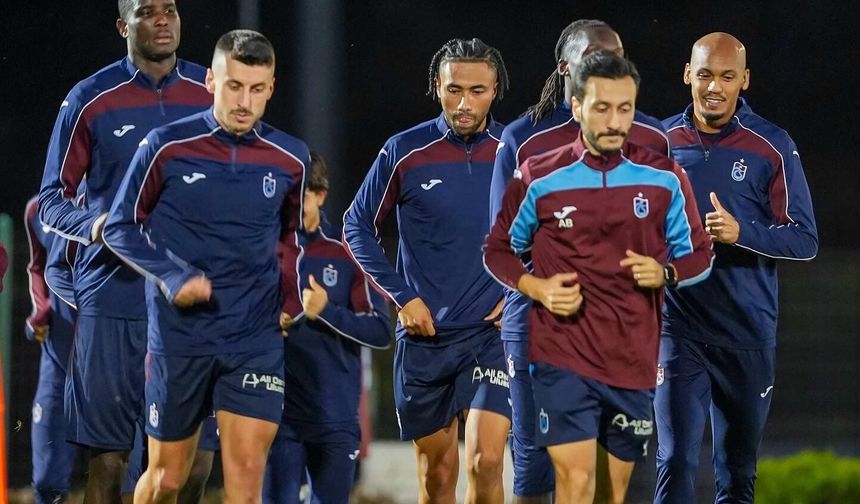 Trabzonspor’un Samsunspor maçı hazırlıkları sürüyor