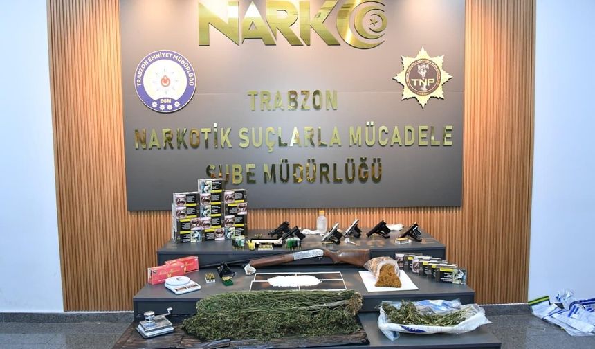 Narkotik Trabzon’da Dev Operasyon; 45 Kişiye Gözaltı
