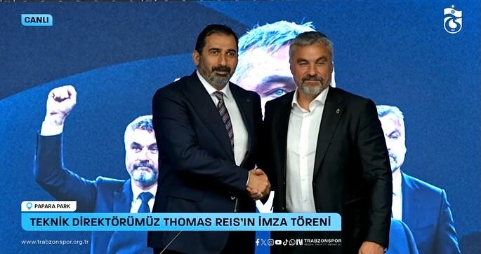 Thomas Reis Trabzonspor’a imzayı attı! İlk açıklamalarını yaptı