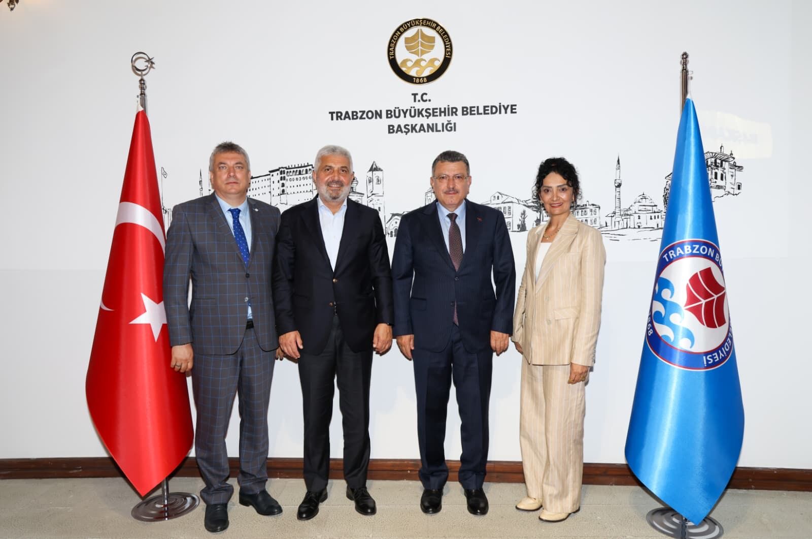 TDED TRABZON ŞUBESİ’NDEN VALİ TAHİR ŞAHİN VE BAŞKAN AHMET METİN GENÇ’E ZİYARET