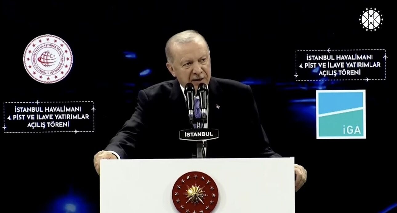 Cumhurbaşkanı Recep Tayyip Erdoğan, İstanbul Havalimanı 4. Pist ve İlave Yatırımların Açılış Töreni’nde konuştu: