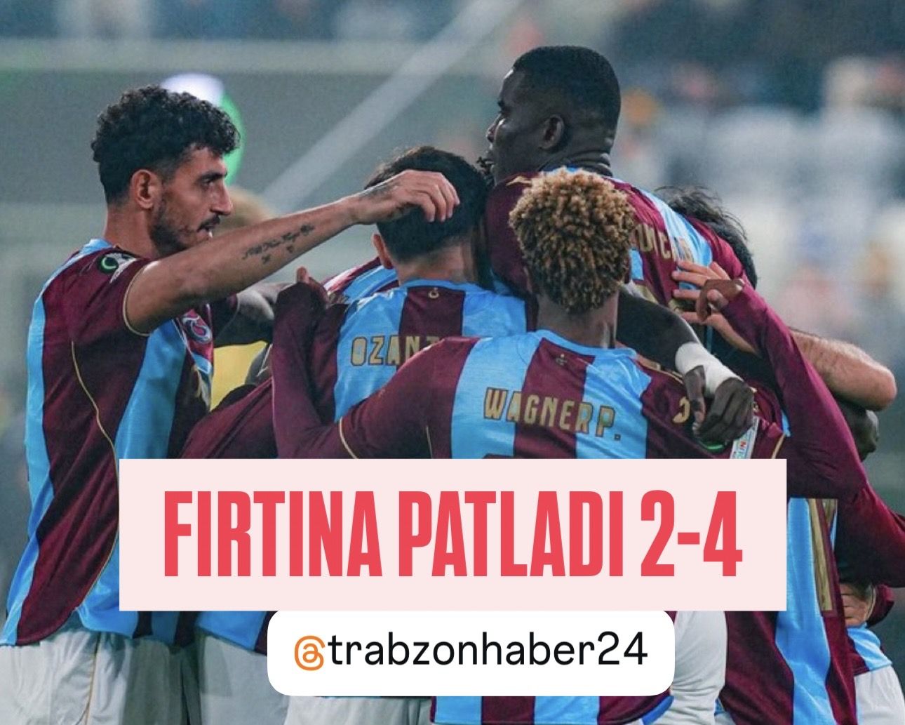 TRABZONSPOR'DAN AVRUPA'DA YILDIZLAR GEÇİDİ: KuPS 2-4 TRABZONSPOR