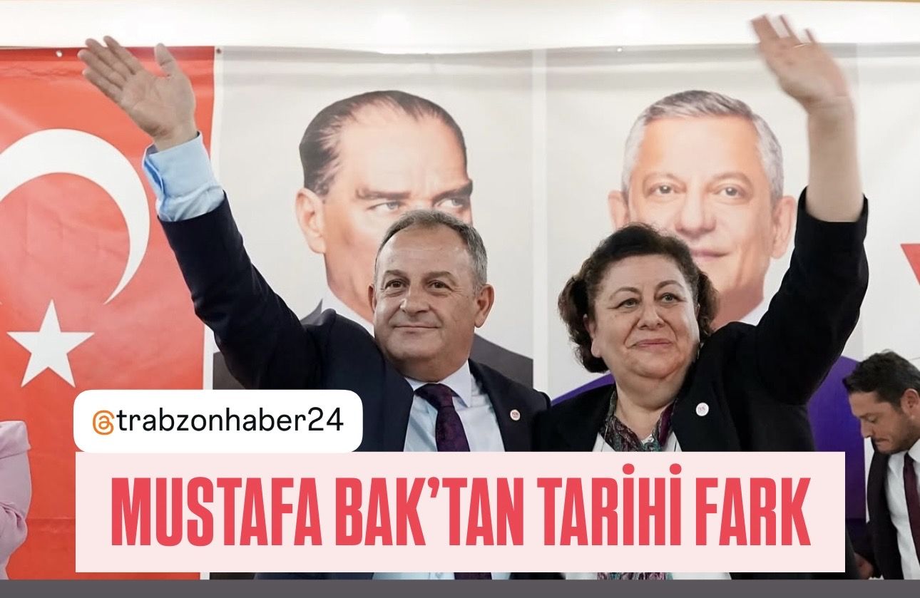 TRABZON'DA MUSTAFA BAK FARKLA KAZANDI